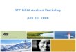 RFF RGGI Auction Workshop July 20, 2006. 1 Stakeholder Views Market Dynamics Auction Views Summary 1 2 3
