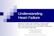 Understanding Heart Failure By Damon Cottrell, RN, ACNS-BC, CCNS, CCRN, CEN, MS; Cynthia Bither, RN, ANP, ACNP, MSN; Renee Garnes-Spence, RN, PCCN, MSN;