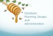 Database Planning, Design, and Administration. Stages of the Database System Development Lifecycle