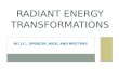 BY: J.C., SPENCER, NICK, AND BRITTNEY RADIANT ENERGY TRANSFORMATIONS