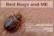 Bed Bugs and ME James Dill Pest Management Specialist University of Maine Cooperative Extension