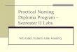 Practical Nursing Diploma Program - Semester II Labs N/G tube/J tube/G tube Feeding