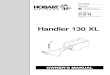 Handler 130 XL Owner's Manual