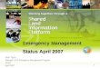 1 Mark Taylor Manager SLIP Emergency Management Program FESA April 2007 Emergency Management Status April 2007