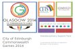 + Interdisciplinary Support Pack In partnership with the Co-operative Education Trust Scotland City of Edinburgh Commonwealth Games 2014