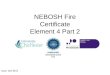 NEBOSH Fire Certificate Element 4 Part 2 Issue Oct 2011