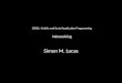 CE881: Mobile and Social Application Programming Networking Simon M. Lucas
