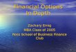 1 Financial Options In Depth Zachary Emig MBA Class of 2005 Ross School of Business Finance Club