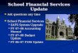 1 School Financial Services Update Ask questions any time Ask questions any time School Financial Services School Financial Services SAFS System Upgrade