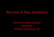 Normal X-Ray Anatomy Axial and Appendicular Skeleton William Ursprung, DC