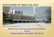1 Banking Transactions/Facilities from State Bank of India Tel Aviv