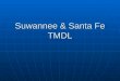Suwannee & Santa Fe TMDL. Suwannee & Santa Fe Planning Units & WBIDs