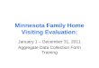 Minnesota Family Home Visiting Evaluation: January 1 – December 31, 2011 Aggregate Data Collection Form Training