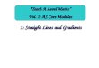 1: Straight Lines and Gradients “Teach A Level Maths” Vol. 1: AS Core Modules