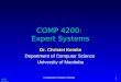 © C. Kemke Constructive Problem Solving 1 COMP 4200: Expert Systems Dr. Christel Kemke Department of Computer Science University of Manitoba