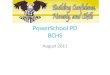 PowerSchool PD BCHS August 2011. Schedule Goals and Consistent Updates Categories Comments Backup and Save