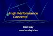 High Performance Concrete Ken Day 