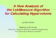 A New Analysis of the LebMeasure Algorithm for Calculating Hypervolume Lyndon While Walking Fish Group School of Computer Science & Software Engineering