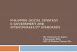 PHILIPPINE DIGITAL STRATEGY: E-GOVERNMENT AND INTEROPERABILITY STANDARDS Ma. Esperanza M. Espino 4 November 2010 ISSI, UP Diliman, Quezon City