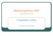 Maharashtra VAT Preparation Utility Audit Report Form 704 Financial Year 2008-2009