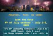 Houston, here we come! Save the Date: 4 th of July weekend – July 2-6, 2009 CFC 16 th Leadership Conference (July 2-4) ANCOP Summit (July 5 a.m.) Lay Clergy