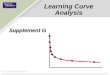 © 2007 Pearson Education Learning Curve Analysis Supplement G