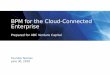 BPM for the Cloud-Connected Enterprise Prepared for ABC Venture Capital Founder Names June 30, 2010