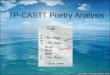 TP-CASTT Poetry Analysis Adapted from: 