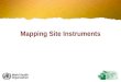 Mapping Site Instruments. Introduction The Mapped Instrument is a tool that guides you in matching your site specific Instrument and materials to the