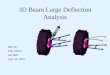 3D Beam Large Deflection Analysis ME 501 Tim Allred Jon Bell June 20, 2001