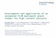 Development and application of an automated FLIM multiwell plate reader for high content analysis Douglas Kelly 1,2,3, Anca Margineanu 2, Sean Warren 1,2,