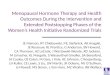 Menopausal Hormone Therapy and Health Outcomes During the Intervention and Extended Poststopping Phases of the Women’s Health Initiative Randomized Trials