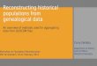 Reconstructing historical populations from genealogical data An overview of methods used for aggregating data from GEDCOM files Corry Gellatly Department