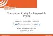 Contact@e-mfp.eu  Transparent Pricing for Responsible Pricing Alexandra Fiorillo, Vice President  December 1, 2010