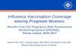 Influenza Vaccination Coverage among Pregnant Women: Results from the Pregnancy Risk Assessment Monitoring System (PRAMS), Rhode Island, 2005-2007 Hanna
