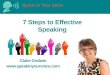 7 Steps to Effective Speaking Claire Godwin 