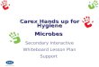Carex Hands up for Hygiene Microbes Secondary Interactive Whiteboard Lesson Plan Support