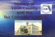 History of Leon County and the Tax Collector’s Office