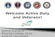 Getting Started at MiraCosta College: Quick guide for new student veterans