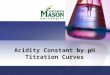Acidity Constant by pH Titration Curves. Quiz Lecture Lab!