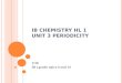 IB CHEMISTRY HL 1 UNIT 3 PERIODICITY 11th IB t grade opics 3 and 13
