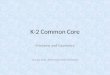 K-2 Common Core Fractions and Geometry January 2012…Elementary Math Facilitators