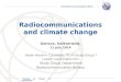 Committed to Connecting the World International Telecommunication Union Radiocommunications and climate change Geneva, Switzerland, 11 July 2014 Vadim