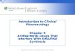 Copyright © 2014 Wolters Kluwer Health | Lippincott Williams & Wilkins Introduction to Clinical Pharmacology Chapter 9 Antibacterial Drugs That Interfere