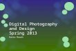Digital Photography and Design Spring 2013 Katie Rauch