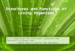 Structures and Functions of Living Organisms 6.L.1 Understand the structures, processes and behaviors of plants that enable them to survive and reproduce