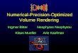 Numerical-Precision-Optimized Volume Rendering Ingmar Bitter Neophytos Neophytou Klaus Mueller Arie Kaufman
