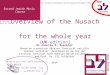 ©Annette M. Boeckler 2014 HOME Colour Overview Overview of the Nusach for the whole year [UK edition] Dr Annette M. Boeckler Based on a previous version