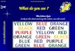14-Dec-14 Created by Mr Lafferty Maths Dept What do you see ?  The Colour Quiz Look at the chart and say the colour, not the word