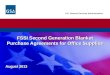 U.S. General Services Administration August 2013 FSSI Second Generation Blanket Purchase Agreements for Office Supplies